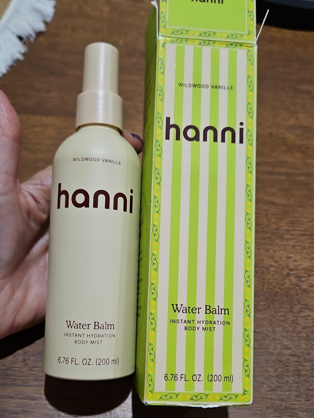 Hanni Water Balm Body Mist — Wildwood Vanille